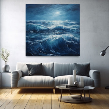 Moon and Sea Painting